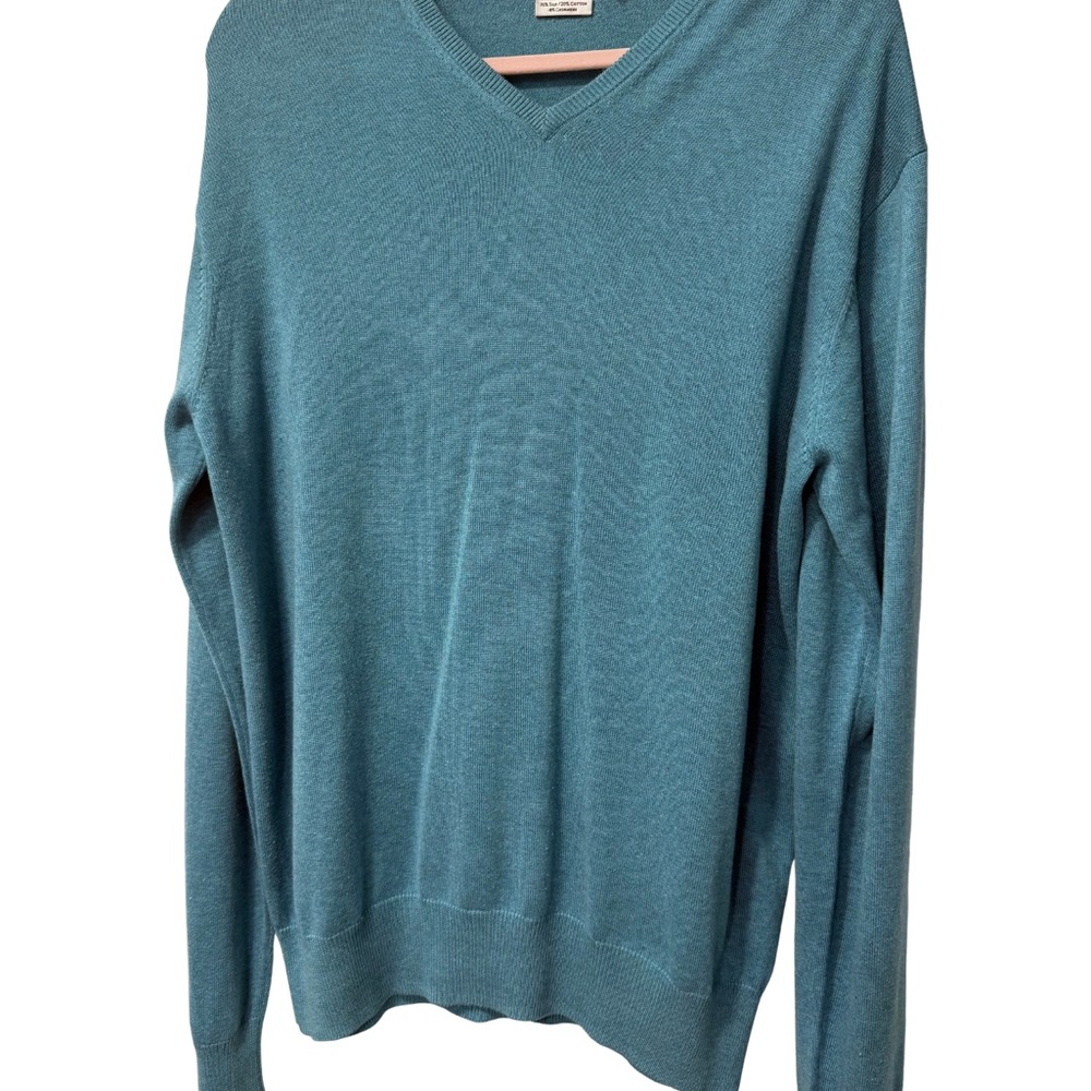 Peter Millar V-Neck Sweater - Teal